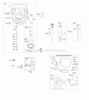 Engine Sump Gasket Set - Engine Lubrication Diagram and Parts List for  Briggs and Stratton Engine